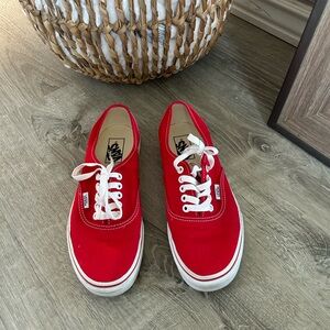 Vans Classic Red 8.5 Woman